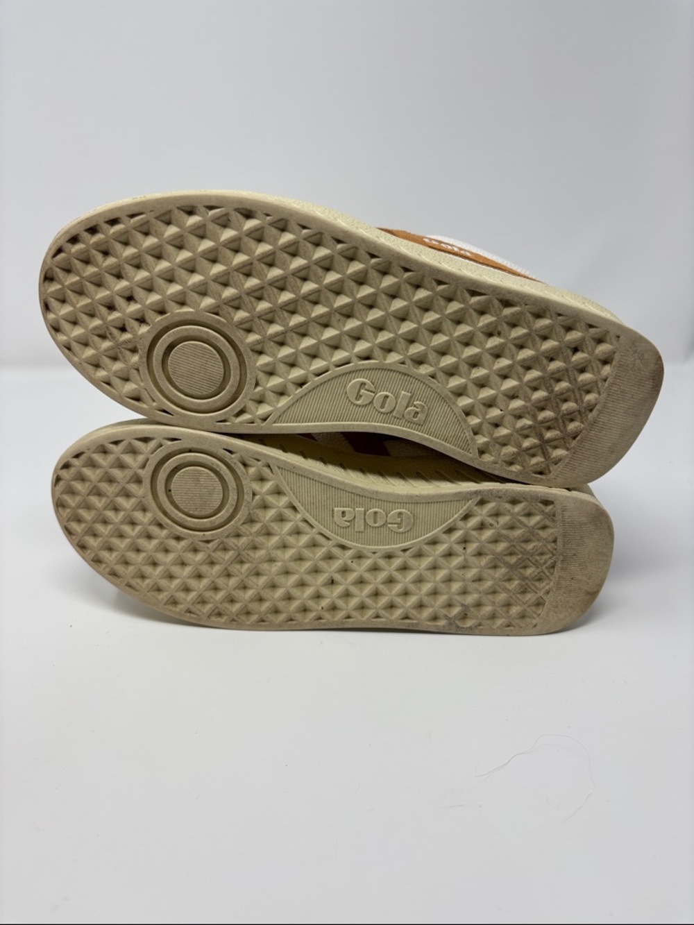 Gola White & Tan Low-Top Sneakers 6 - Picture 7 of 7